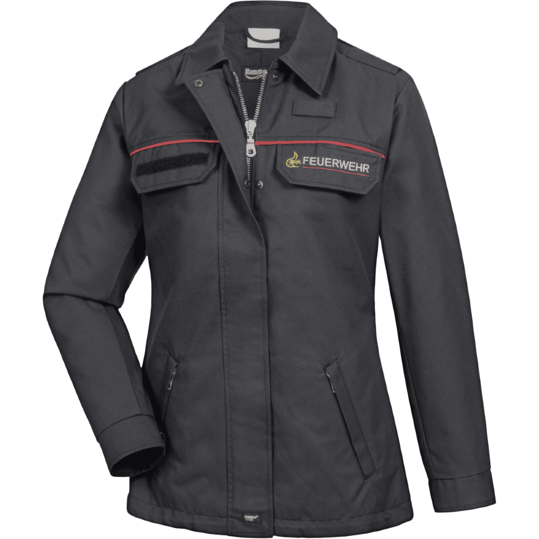 Damenjacke Feuerwehr Baden-Württemberg Frontansicht