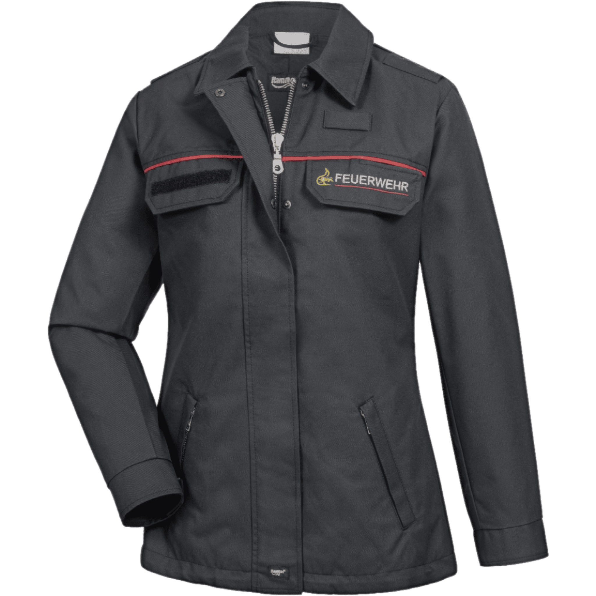 Damenjacke Feuerwehr Baden-Württemberg Frontansicht