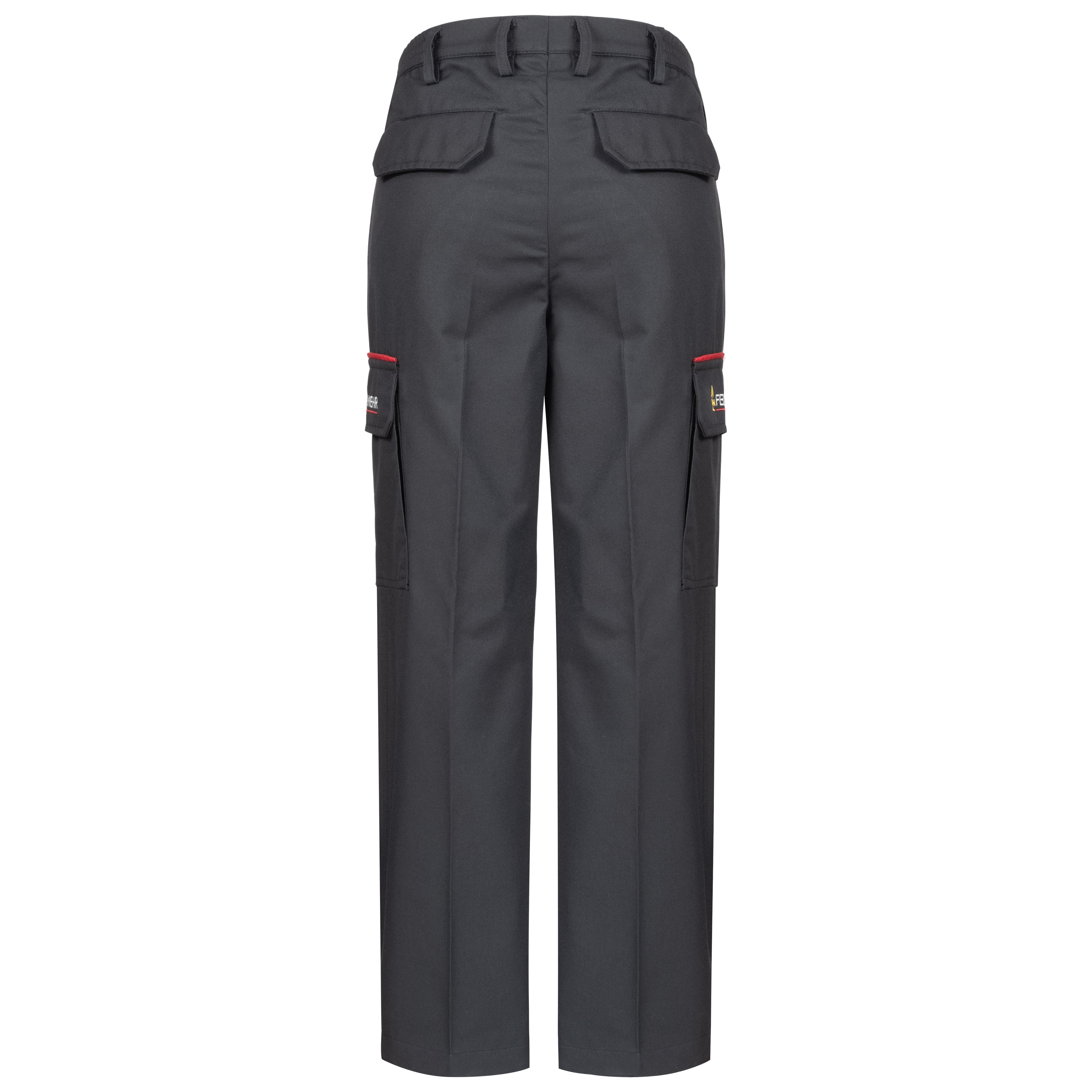 Damenhose Feuerwehr Saarland Rückansicht