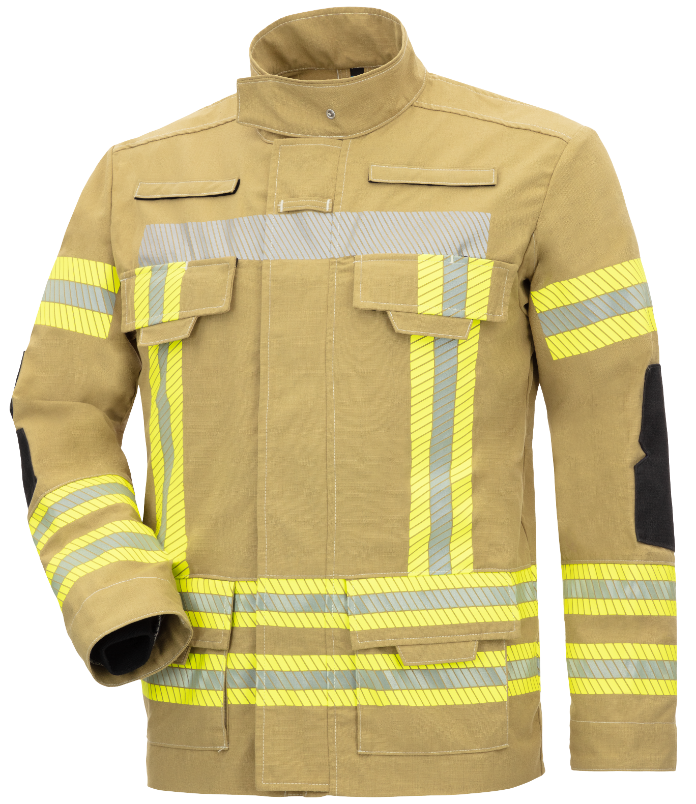 Feuerwehrjacke Feuerwehr Wildfire 2.0 Unisex Gold Frontansicht
