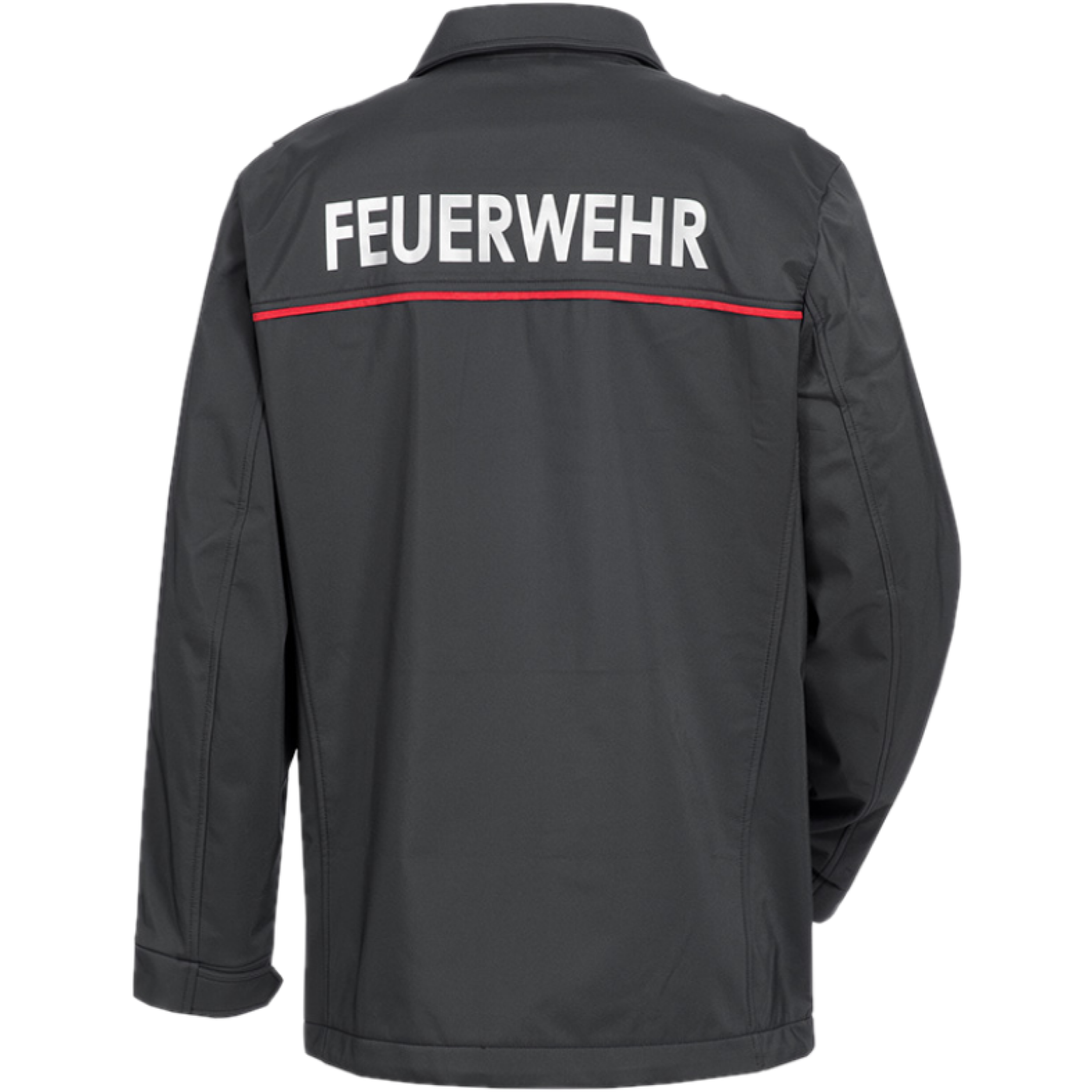 Softshelljacke Feuerwehr Baden-Württemberg Unisex Rückansicht