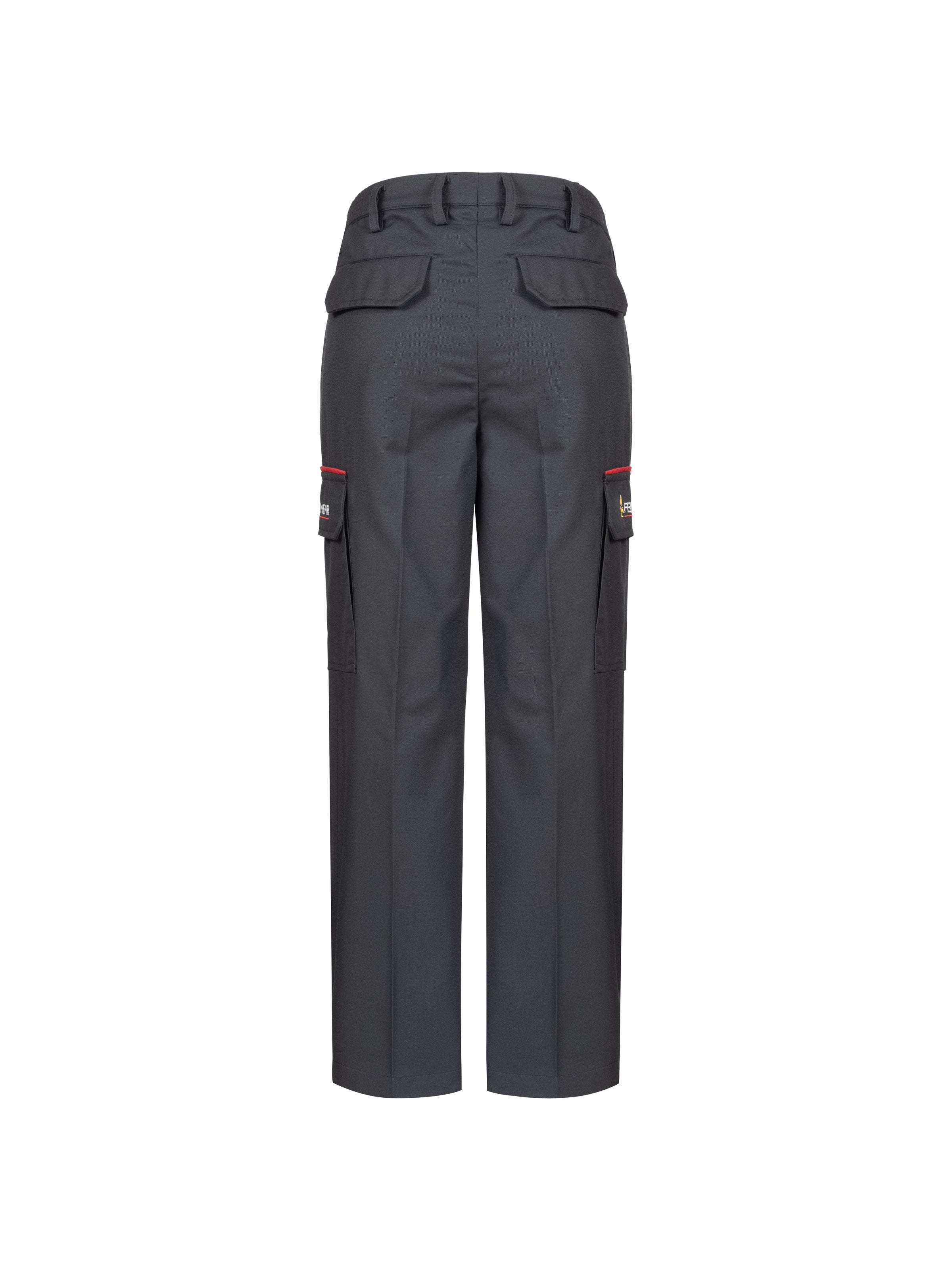 Damenhose Feuerwehr Saarland Rückansicht