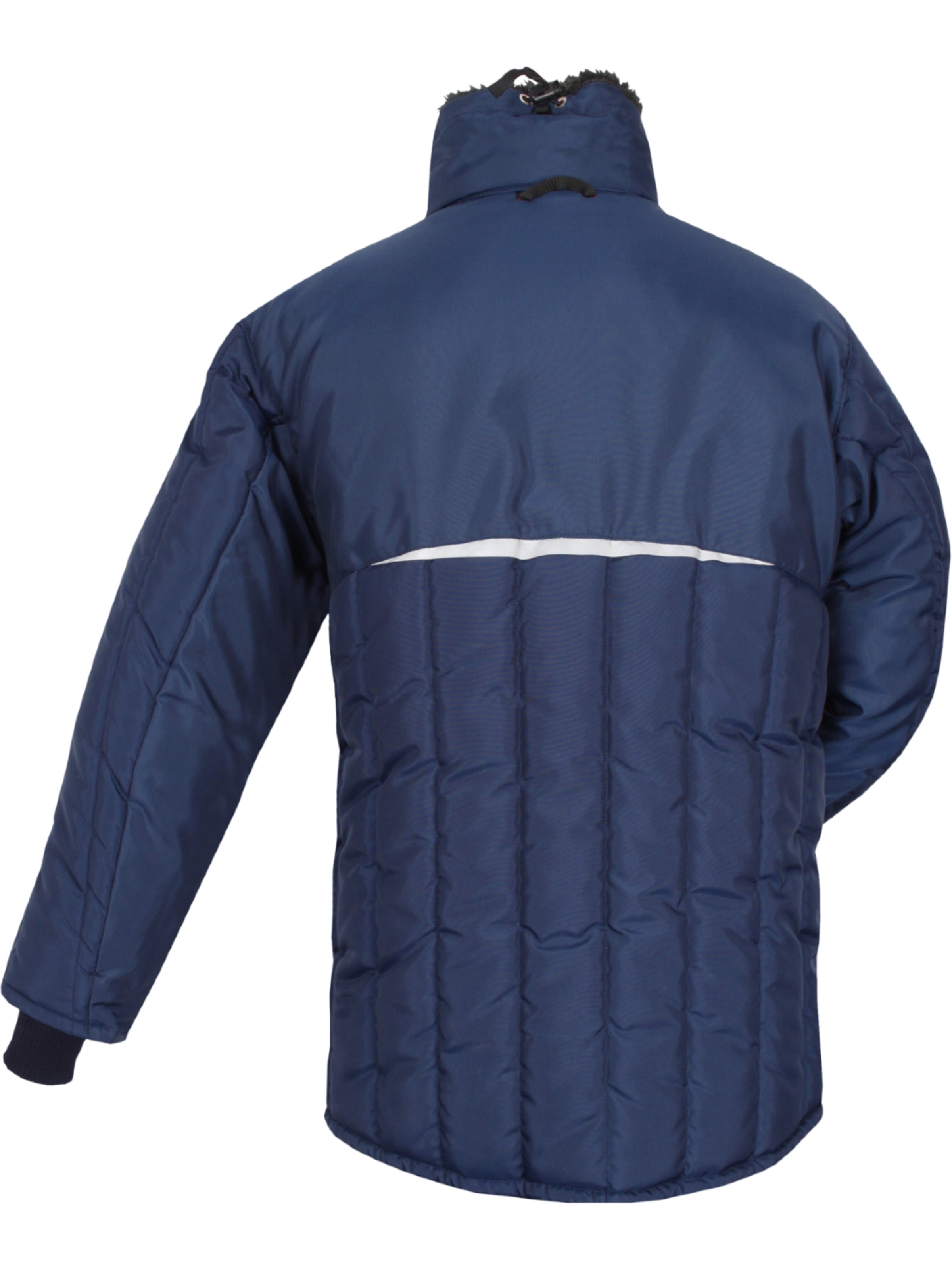 Jacke Kommissionierer Kälteschutz TEMPEX® CLASSIC 2.0 Unisex Dunkelblau Rückansicht