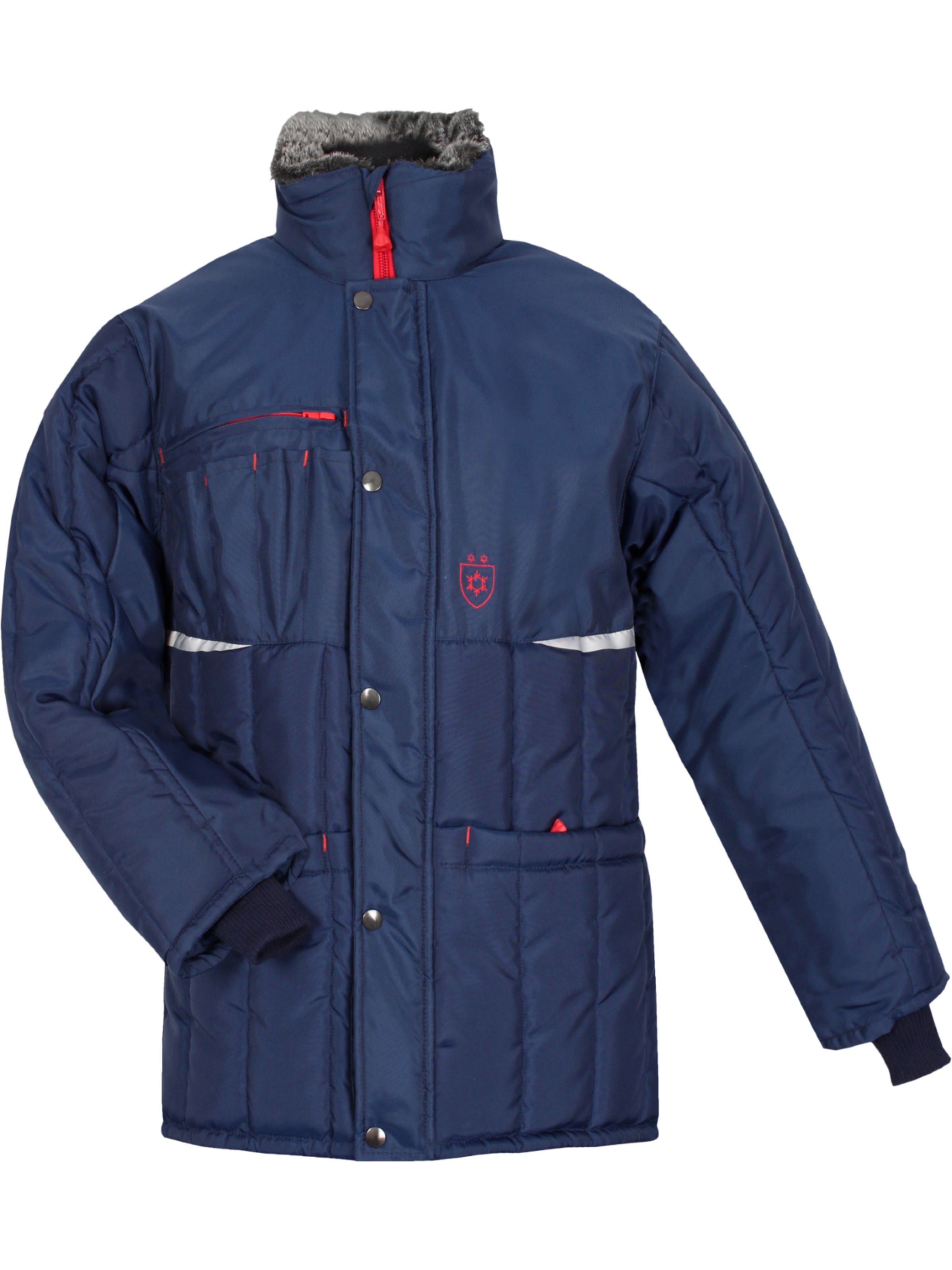 Jacke Kommissionierer Kälteschutz TEMPEX® CLASSIC 2.0 Unisex Dunkelblau Frontansicht