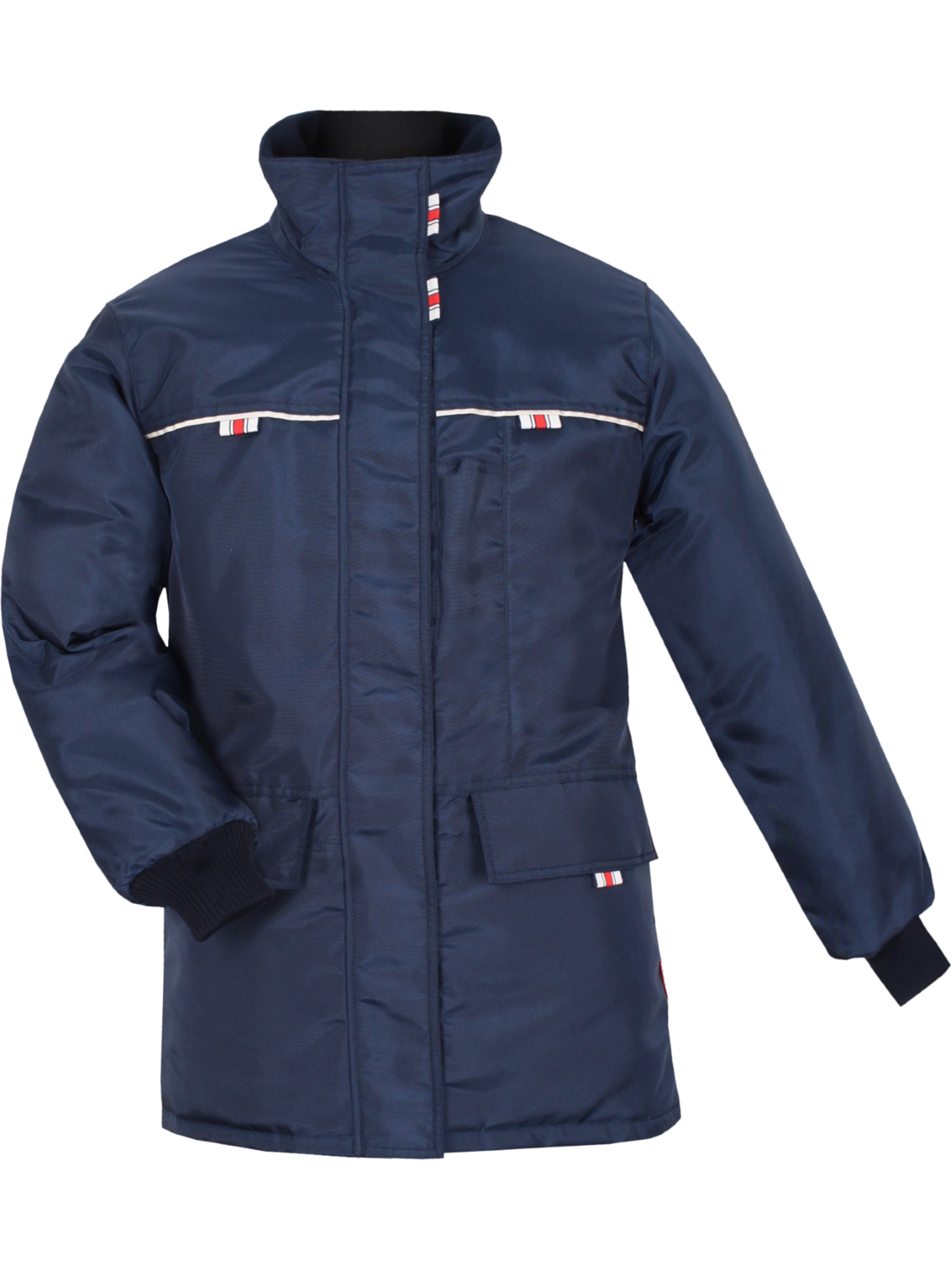 Damenparka Kälteschutz TEMPEX® CONTOUR Dunkelblau Frontansicht