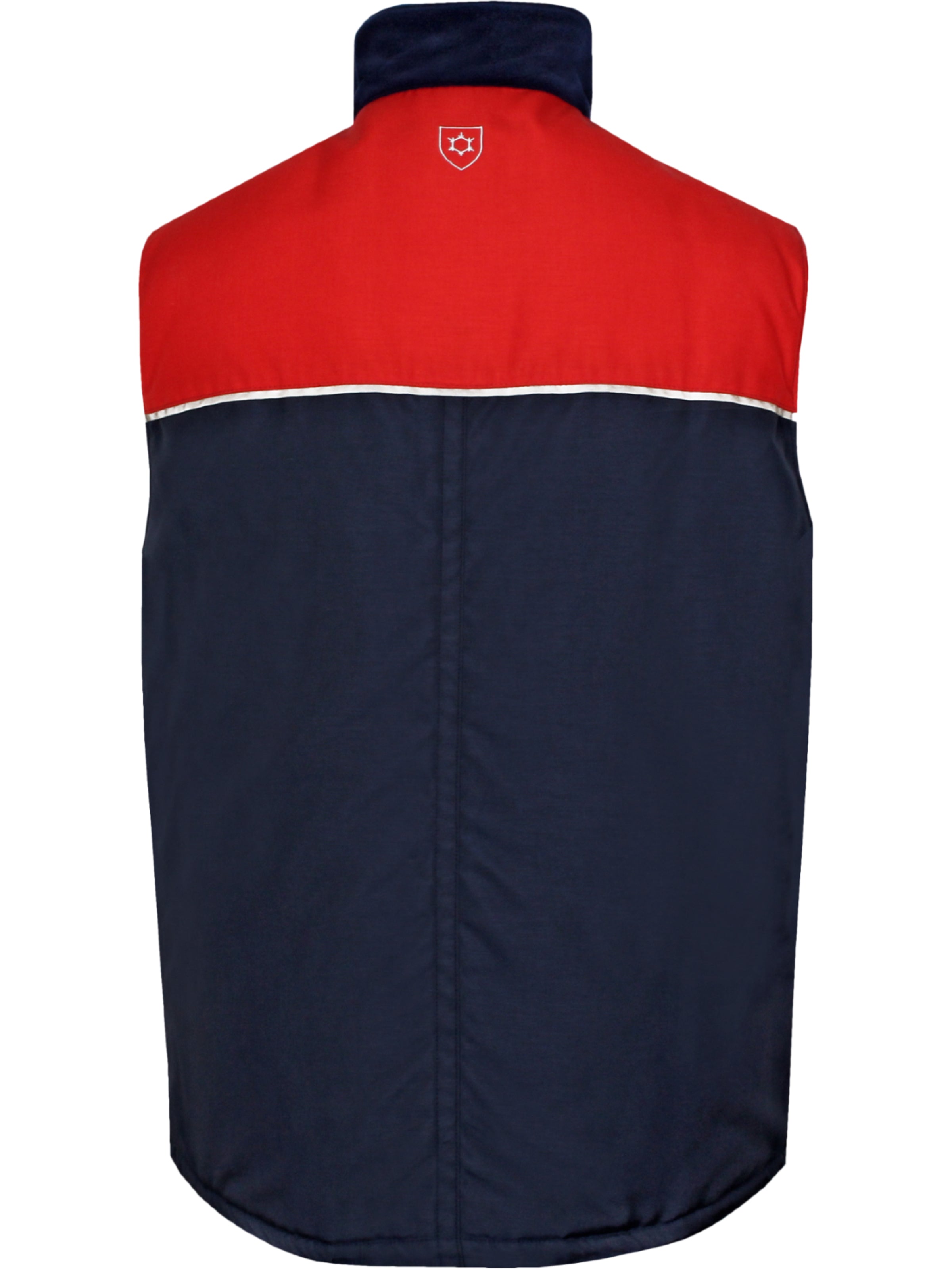 Weste Kälteschutz TEMPEX® COMFORT Unisex Dunkelblau/Rot Rückansicht