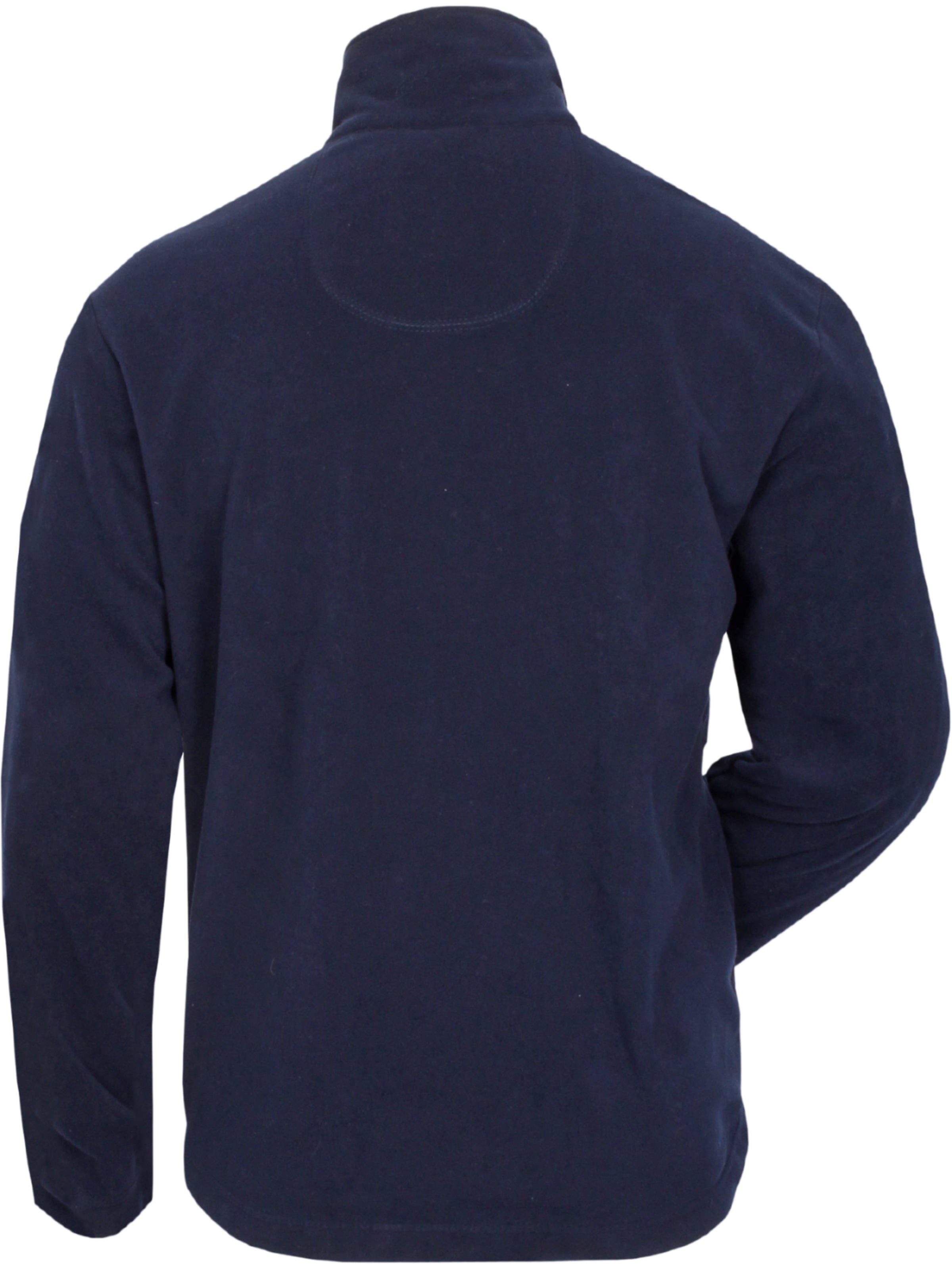 Fleeceshirt Kälteschutz TEMPEX® THERMO Unisex Dunkelblau Rückansicht