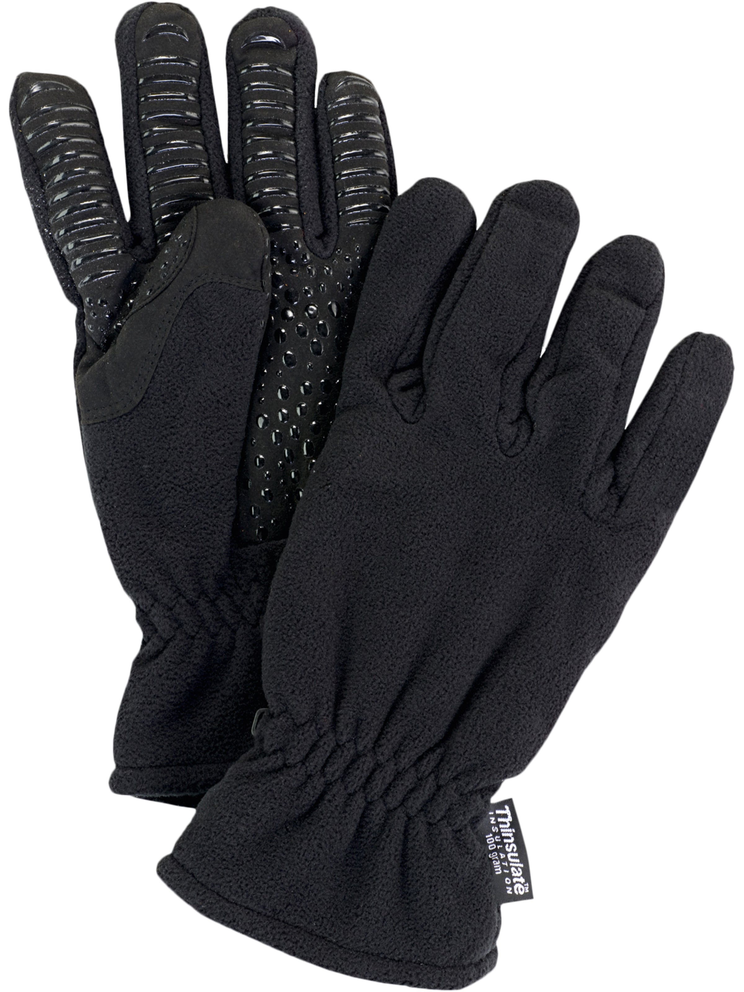 Fleecehandschuh, RUBBER GRIP Kälteschutz TEMPEX® THERMO Unisex Schwarz