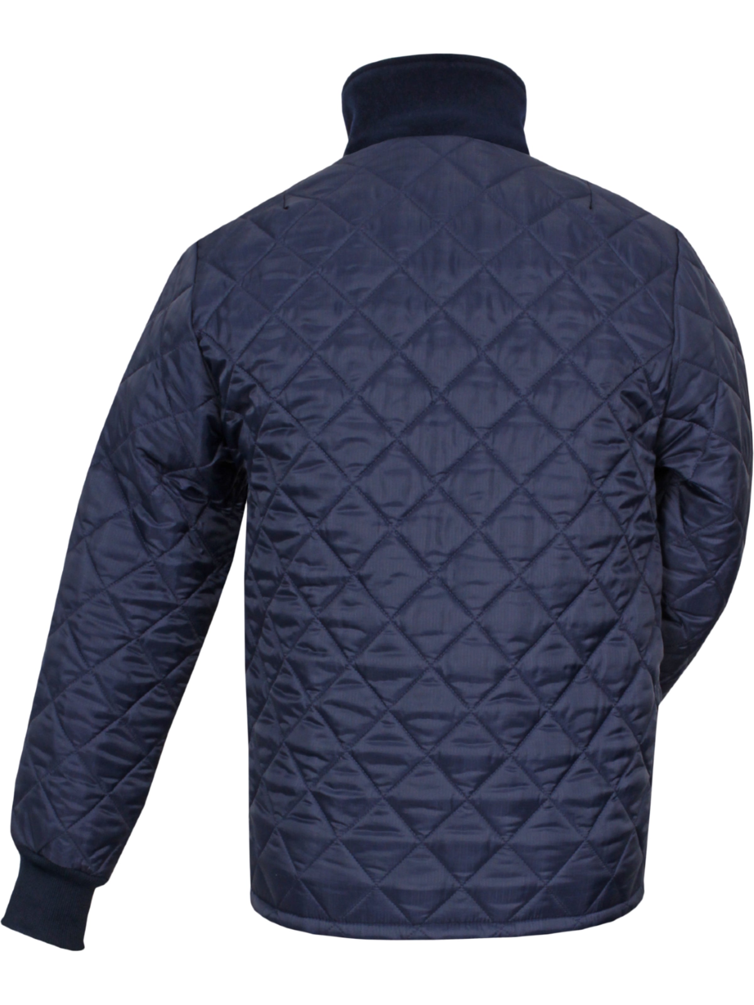 Herrenjacke Kälteschutz Thermo Dunkelblau Rückansicht
