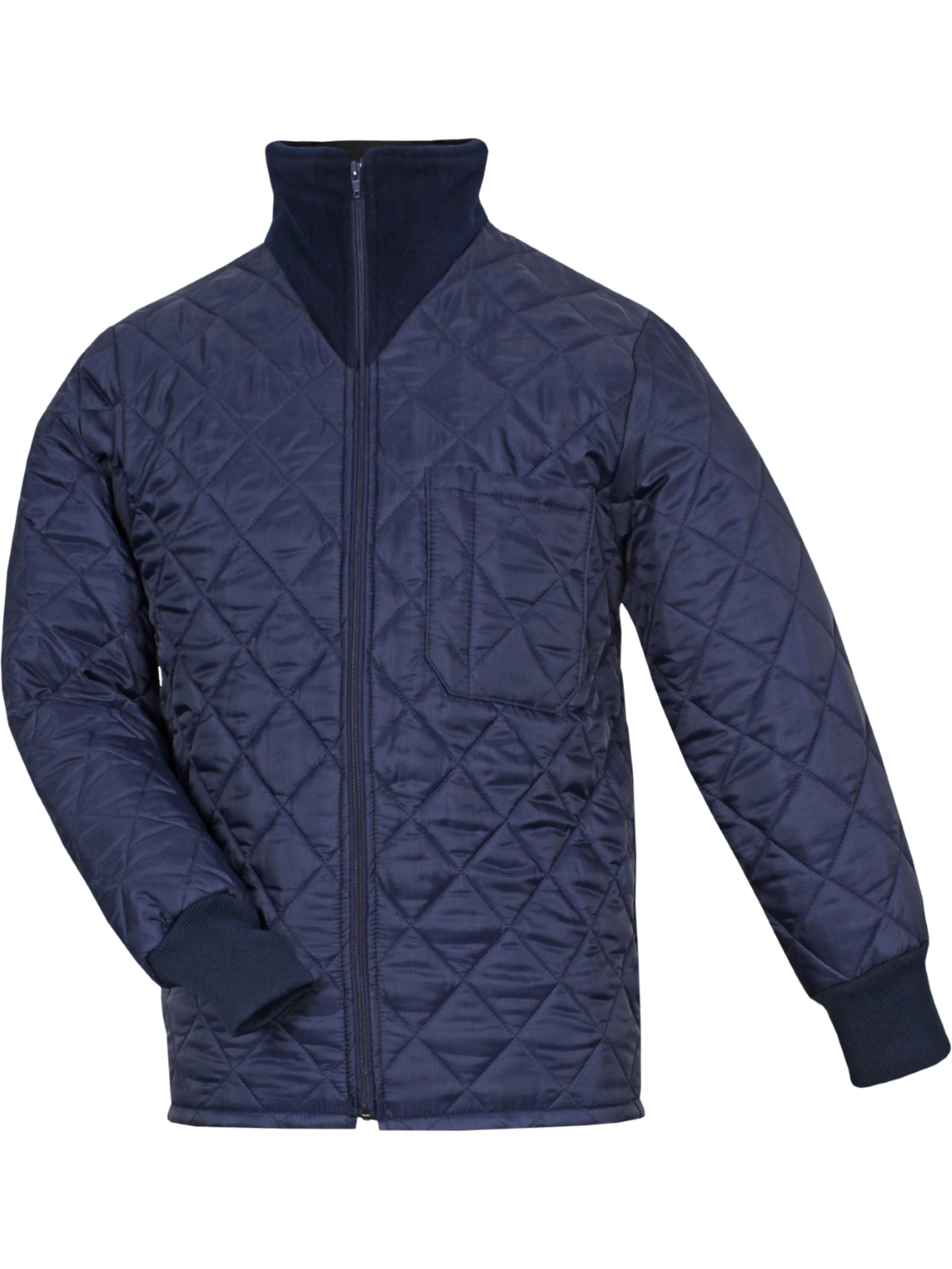 Herrenjacke Kälteschutz Thermo Dunkelblau Rückansicht
