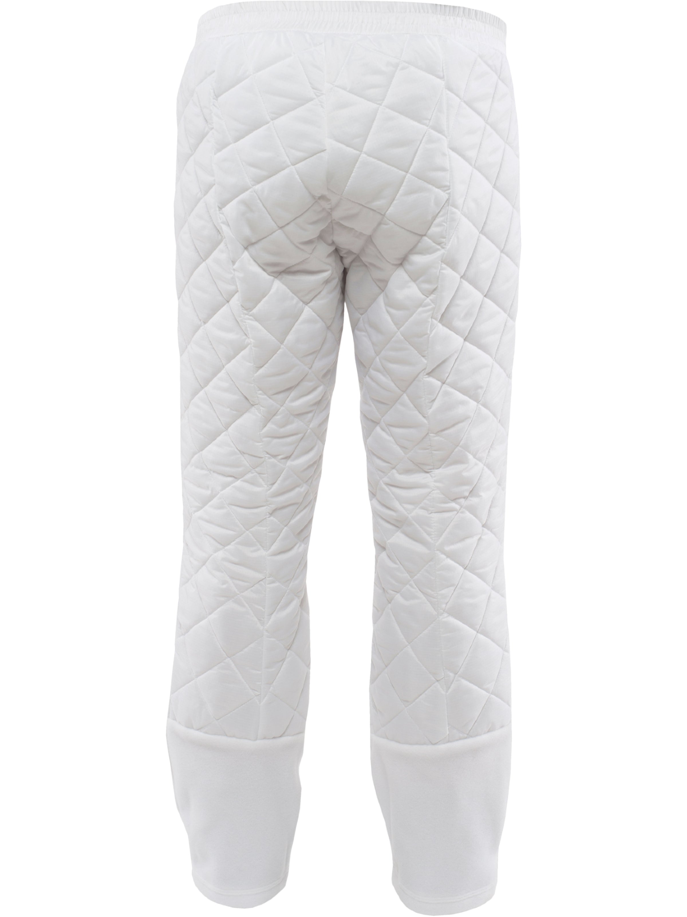 Herrenhose Ergoplus Kälteschutz Thermo Hygiene Weiß Rückansicht