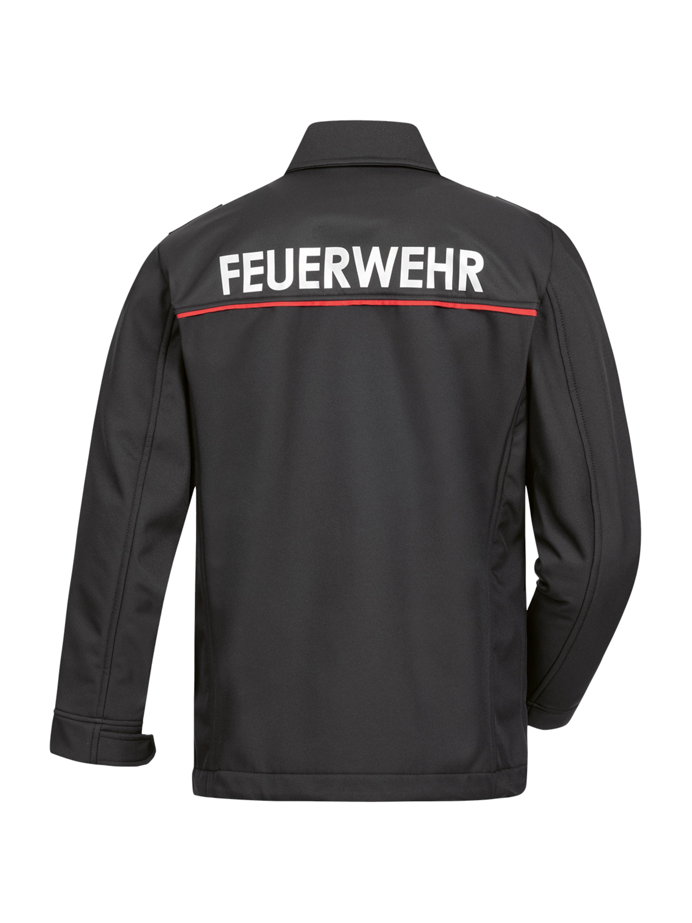 Softshelljacke Feuerwehr Baden-Württemberg Unisex Rückansicht