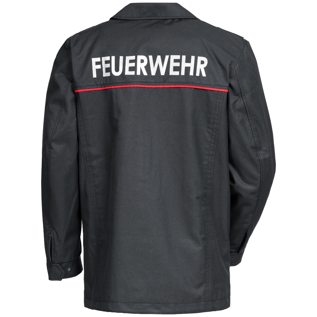 Feuerwehrjacke Baden-Württemberg Herren Rückansicht