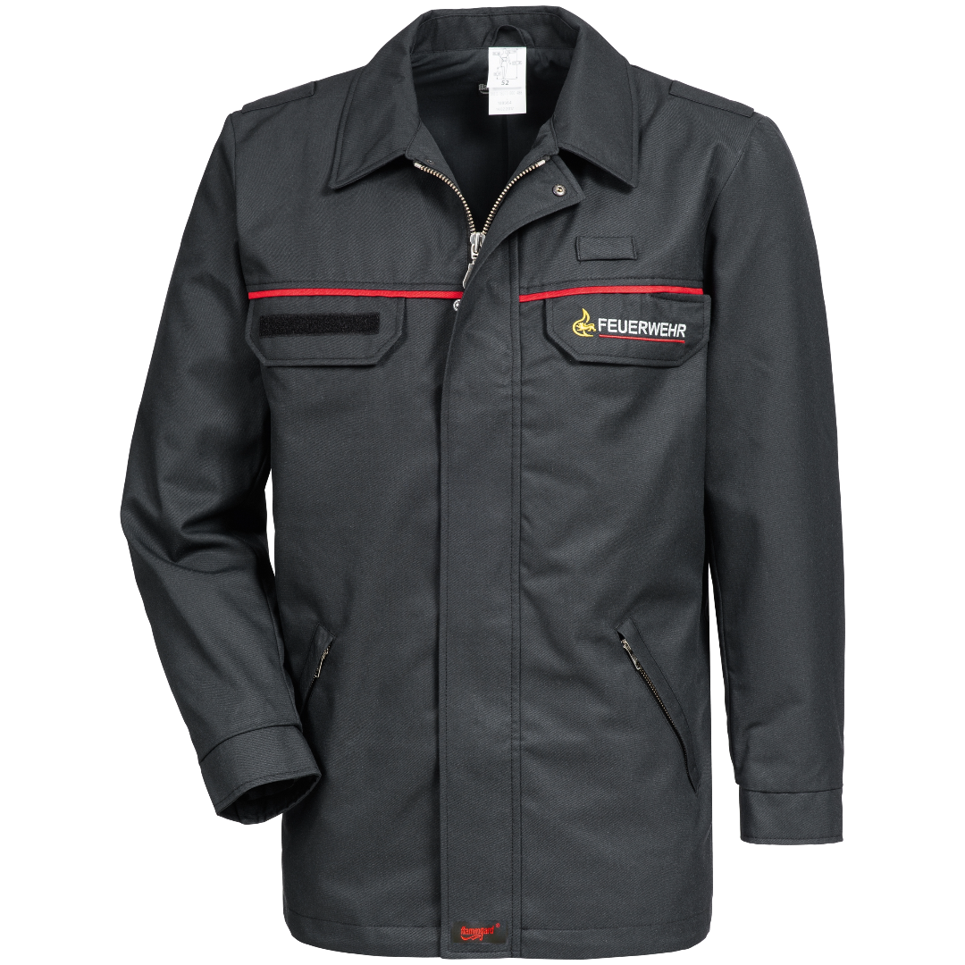 Feuerwehrjacke Baden-Württemberg Herren Frontansicht