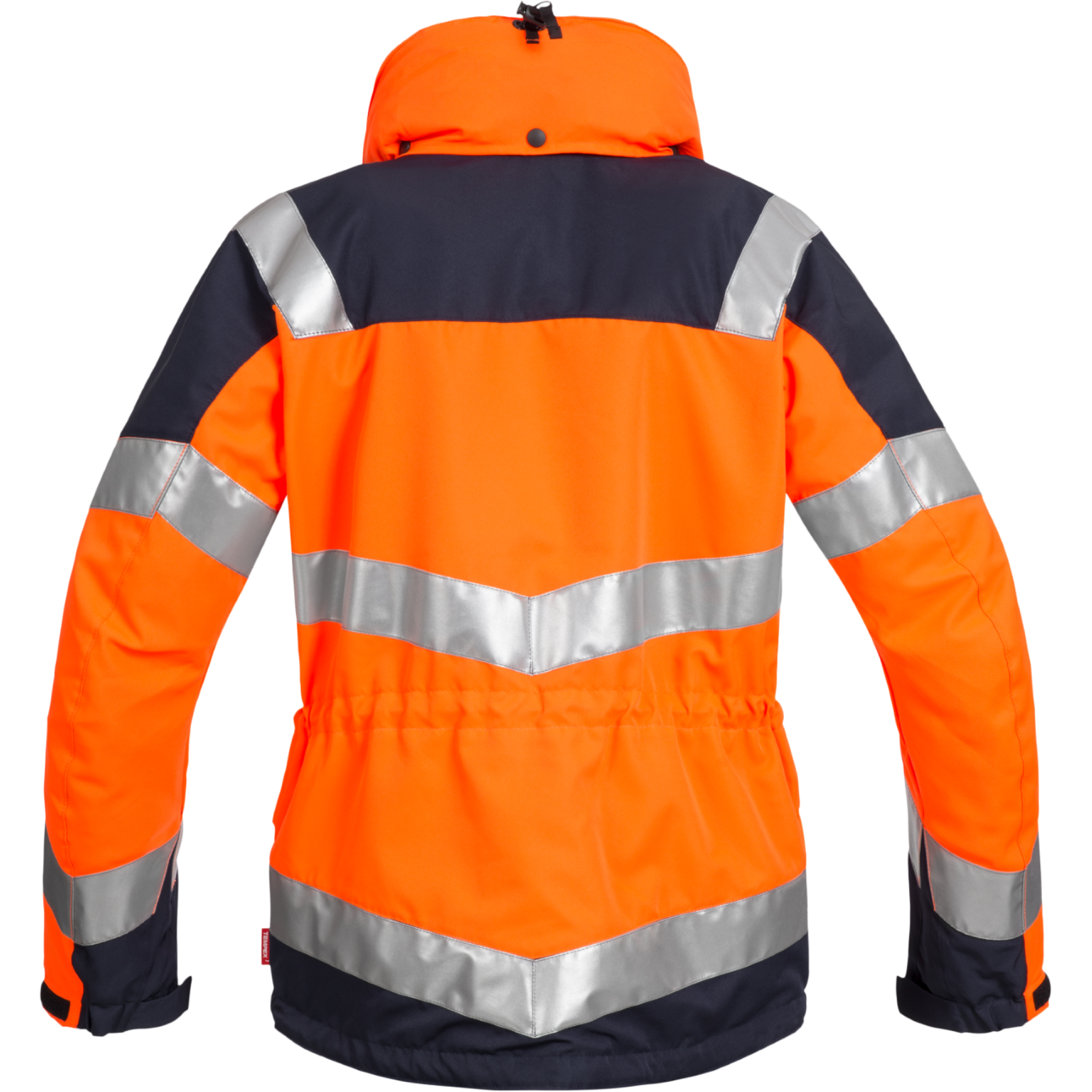 Jacke, Reflex Kälteschutz Unisex Orange Rückansicht