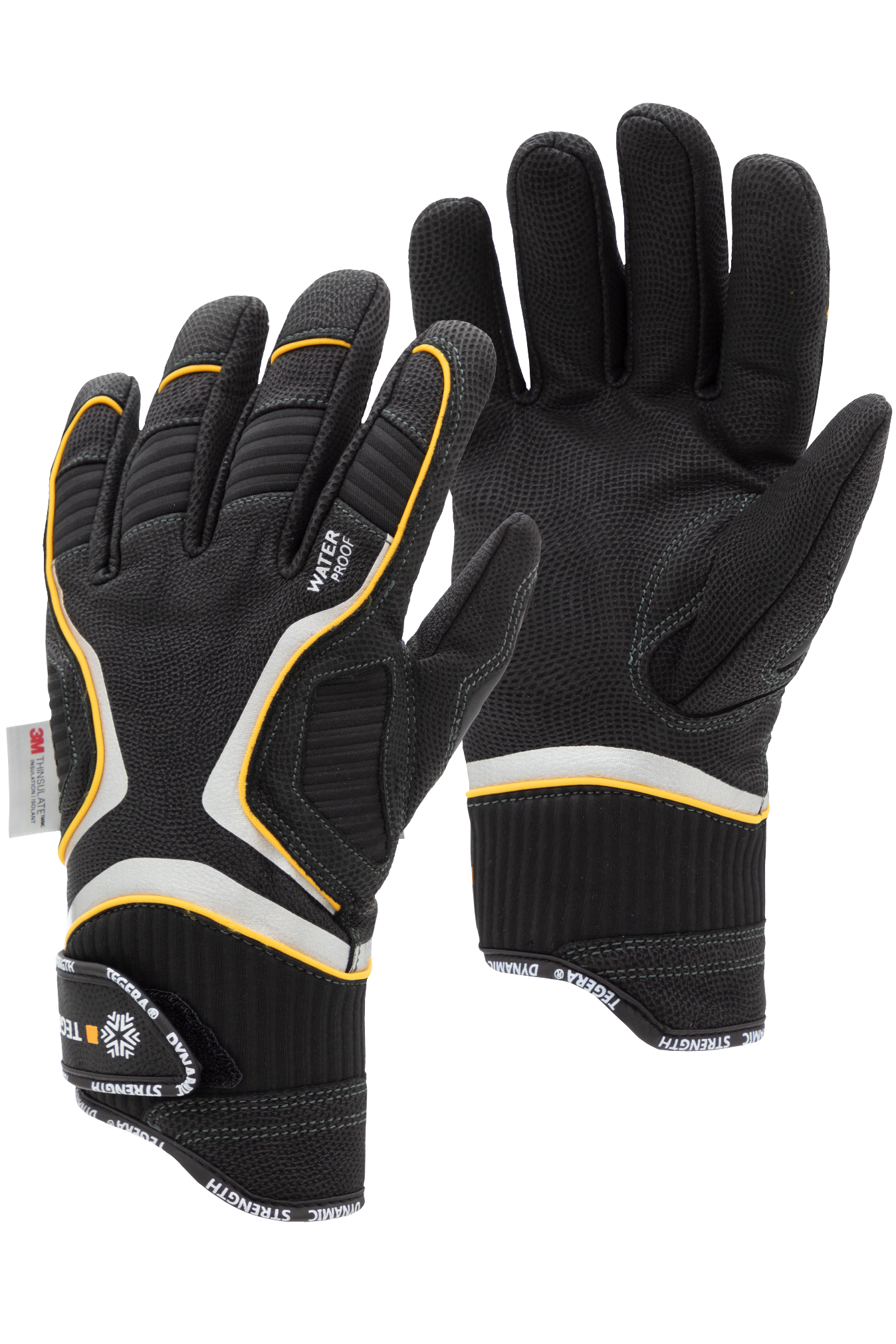 Handschuh Leather Pro Kälteschutz Thermk Unisex Schwarz