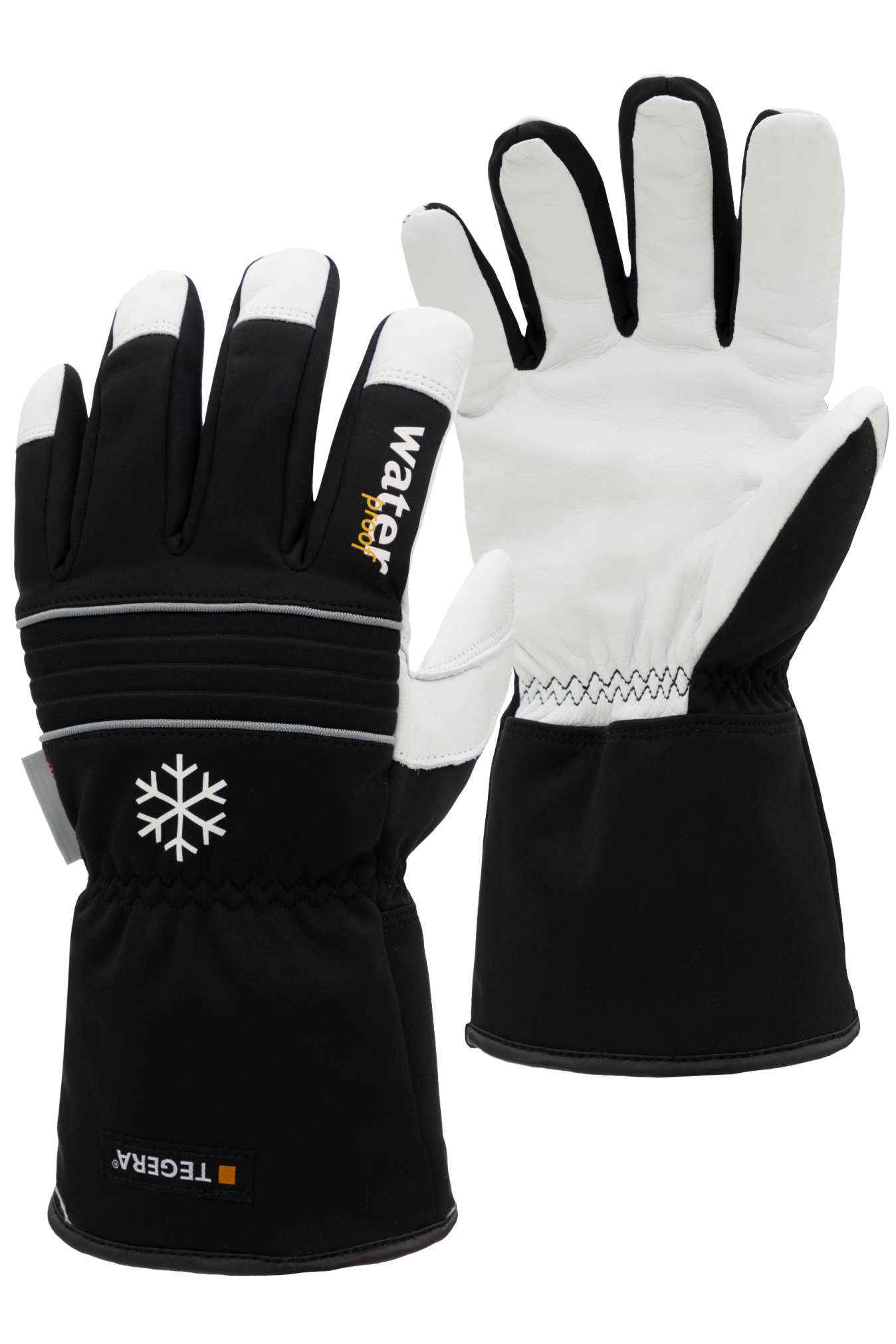 Handschuh Allround  Kälteschutz Thermo Unisex Weiß/Schwarz