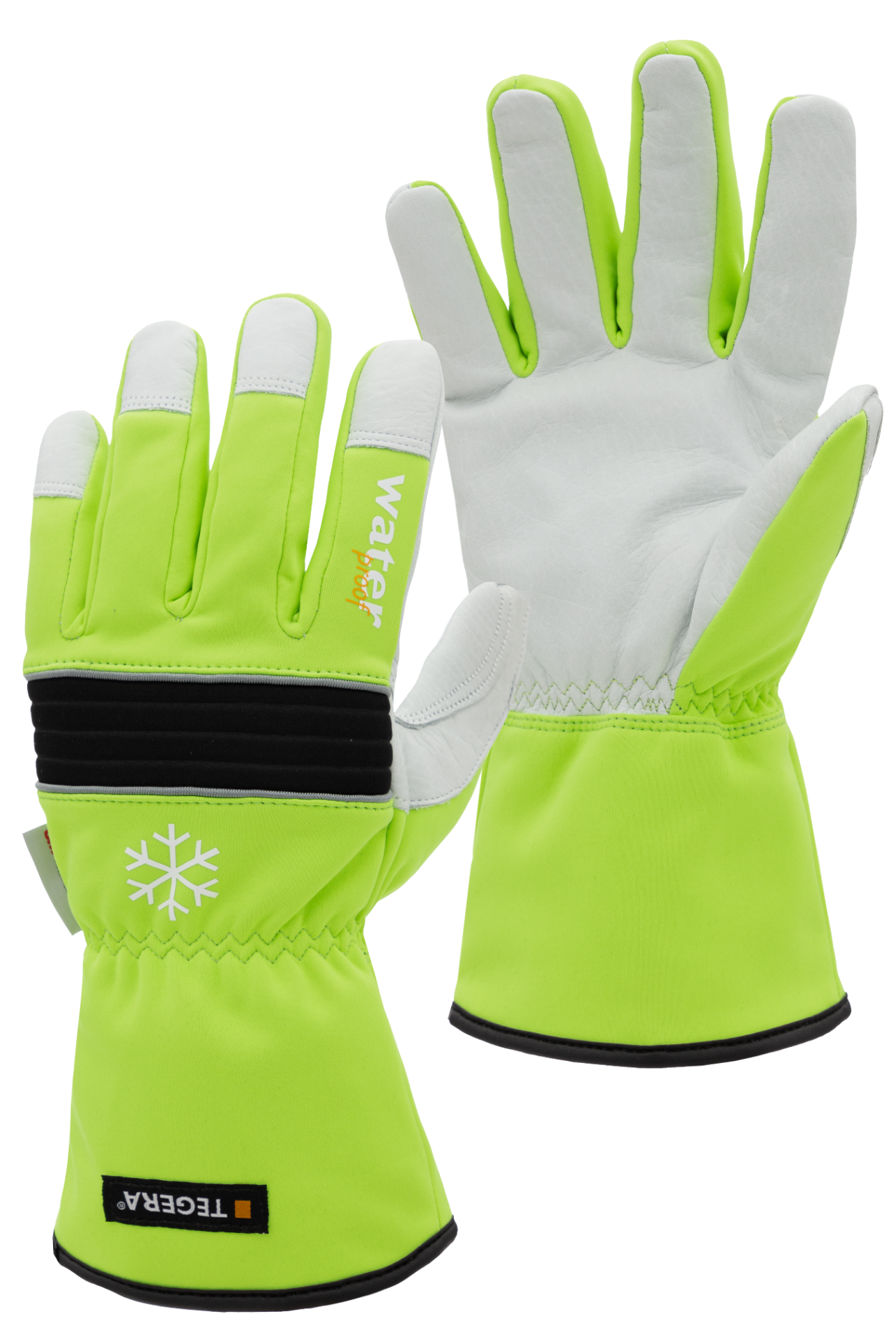 Handschuh Allround  Kälteschutz Thermo Unisex Grün/Weiß/Schwarz