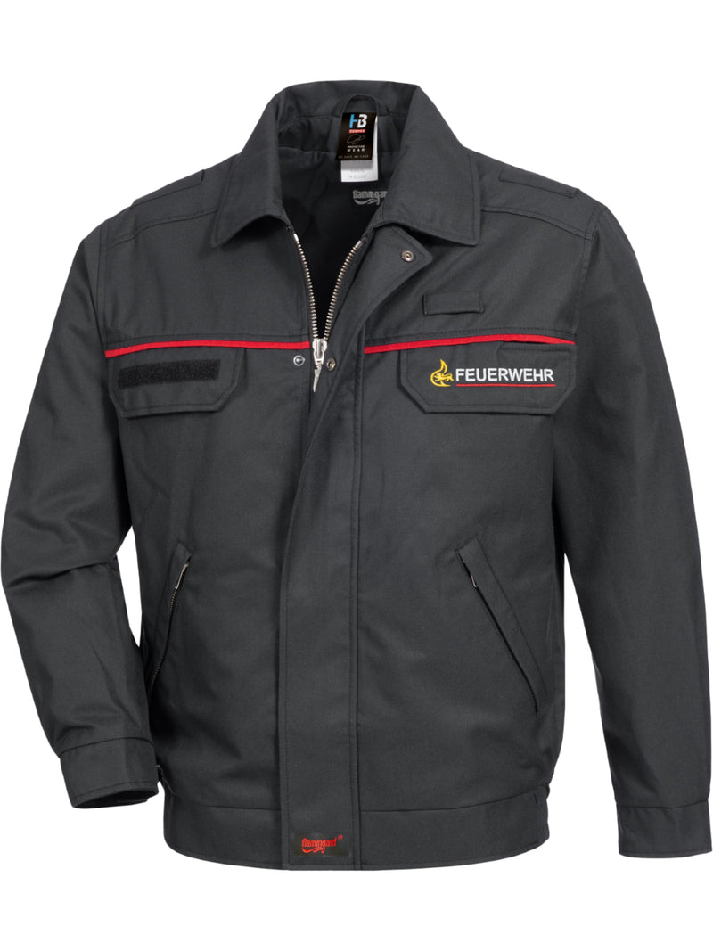 Blouson, Jacke, Schwarzblau, Rot, Feuerwehr, Tagesdienst, Baden-Württemberg