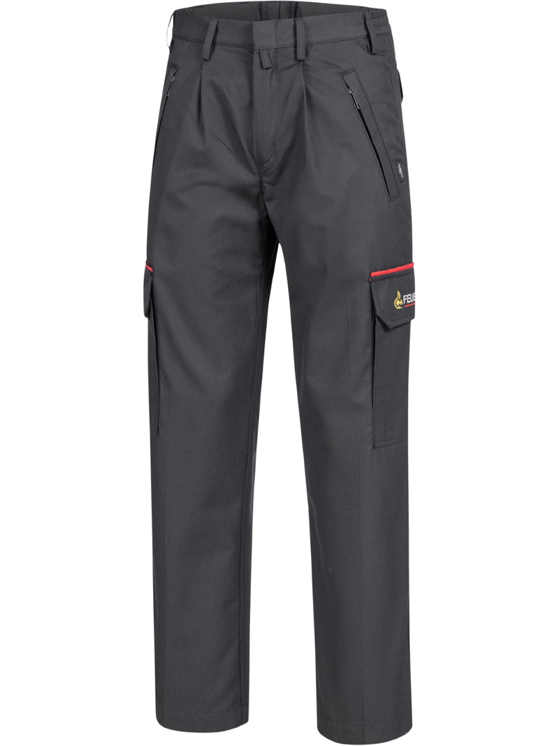 Hose, Schwarzblau/Rot, Feuerwehr, Tagesdienst, Baden-Württemberg